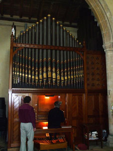 Blofield church organ